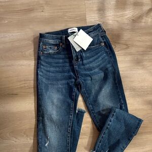 Pistola Dark Blue Straight Leg Jeans